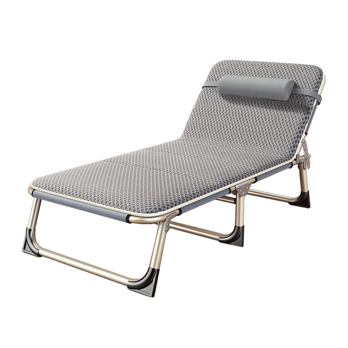 Fauteuil inclinable, Pliant une Personne Lit Pliant Camping Lit Pliant Chaise Longue Inclinable Pliante Lit Simple Lit Pliant une Personne Chaise