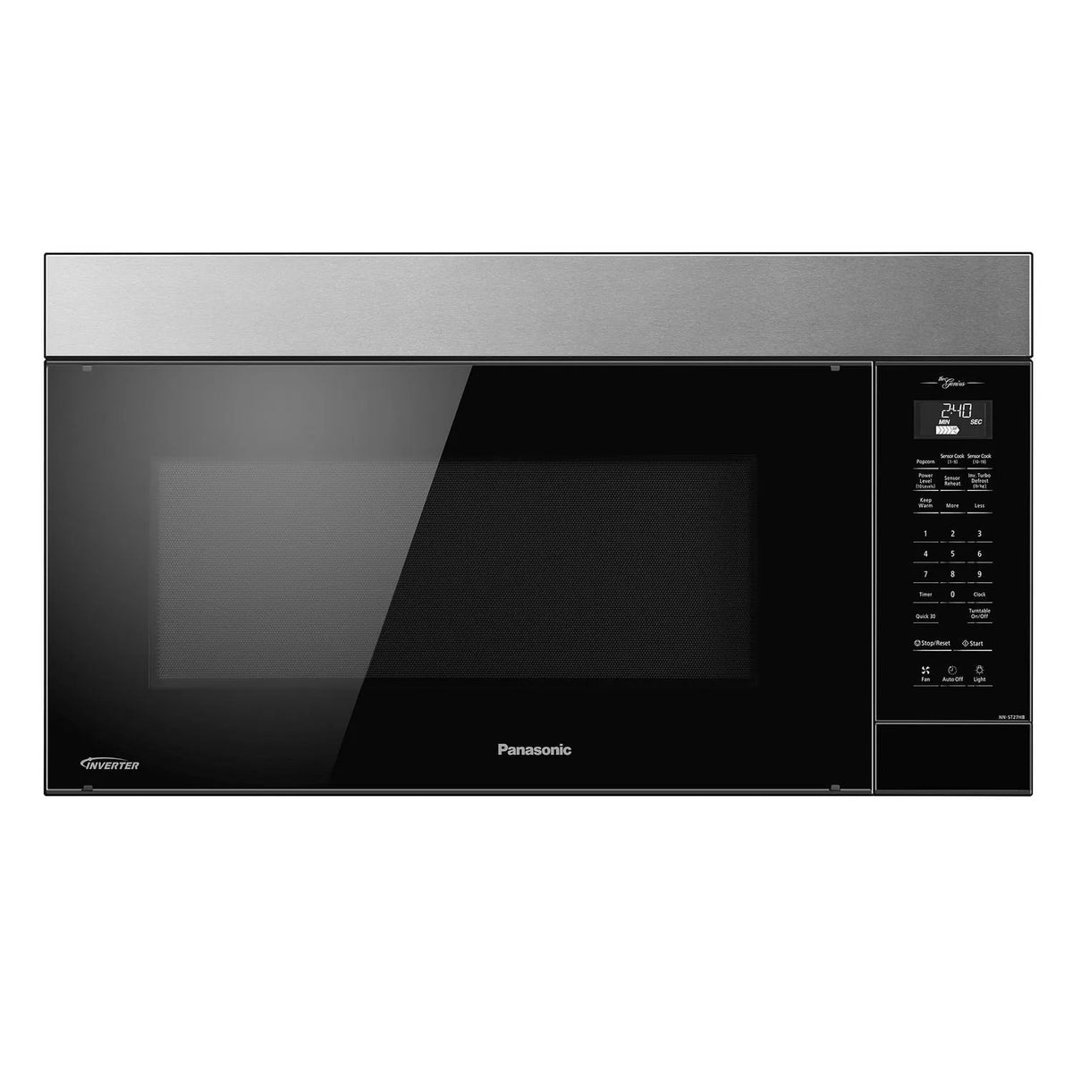 Four à micro-ondes Panasonic NN-ST27HB, Four à à hotte intégrée Genius Prestige Plus de 2,0 pi3, noir