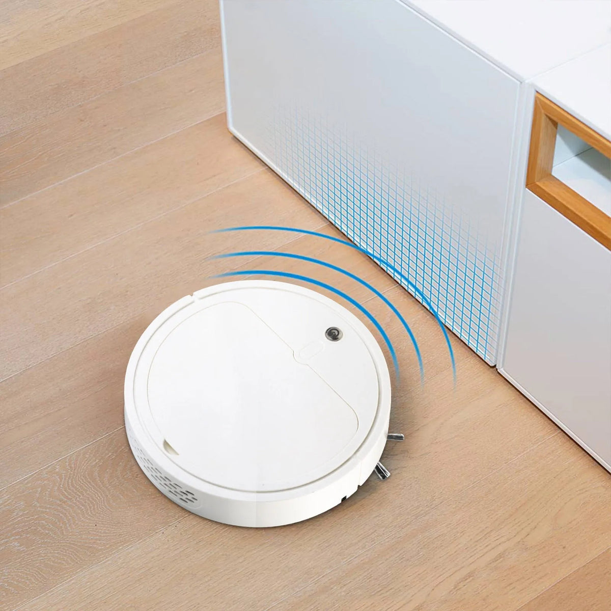 Aspirateur robot laveur, Robot 3 en 1, Bloqué par des Poils, commande/application, Idéal pour Plancher Dur/animal de Compagnie, Combinés