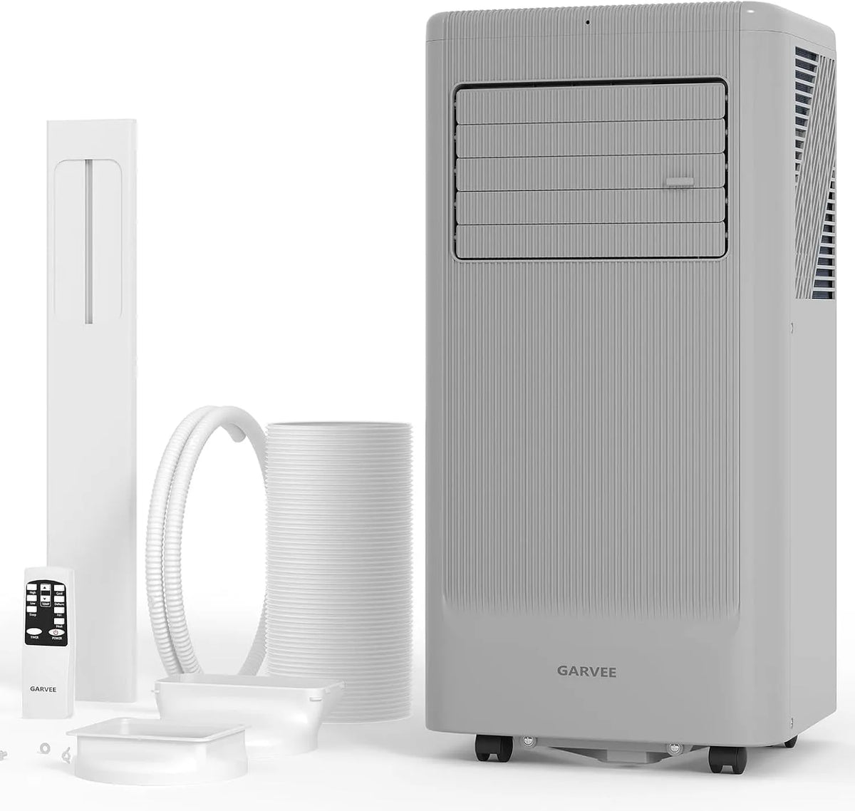 Climatiseur portable, 10 000 BTU avec Télécommande, Refroidissement 3-en-1, Ventilateur et Déshumidificateur, Silencieux 50 dB, Minuterie 24 H