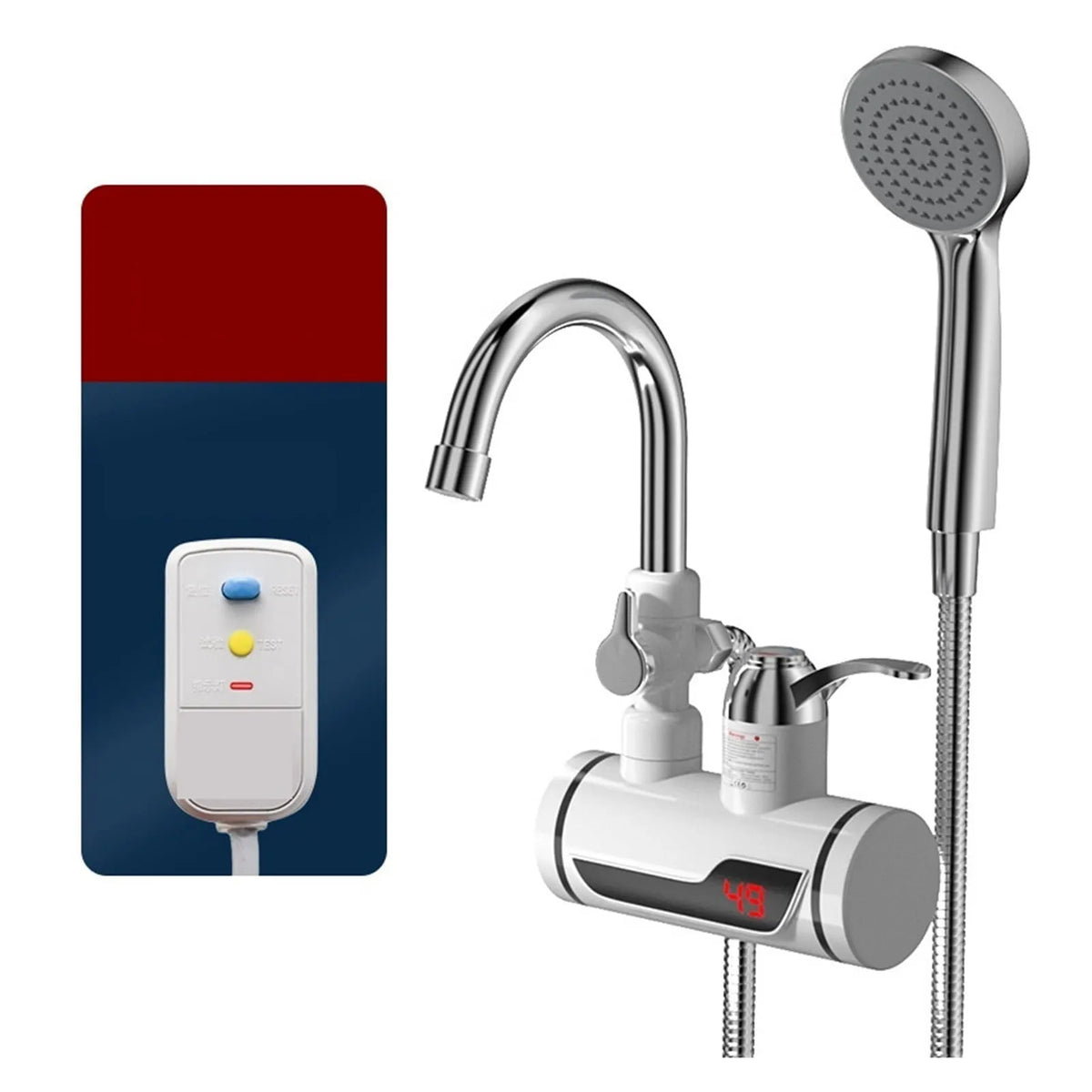 Chauffe-eau électrique, Douche, Robinet de Cuisine, Robinet de Chauffage au Froid Électrique, Chaleur Plus Rapide
