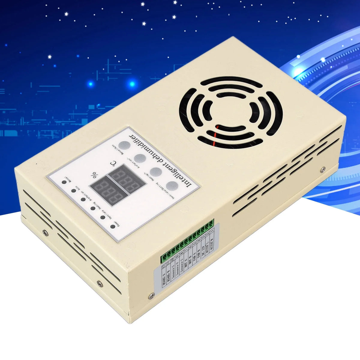 Déshumidificateur, Dispositif de Déshumidification Intelligent Entièrement Fonctionnel avec Sonde de Température pour Maison pour Armoires de Contrôle