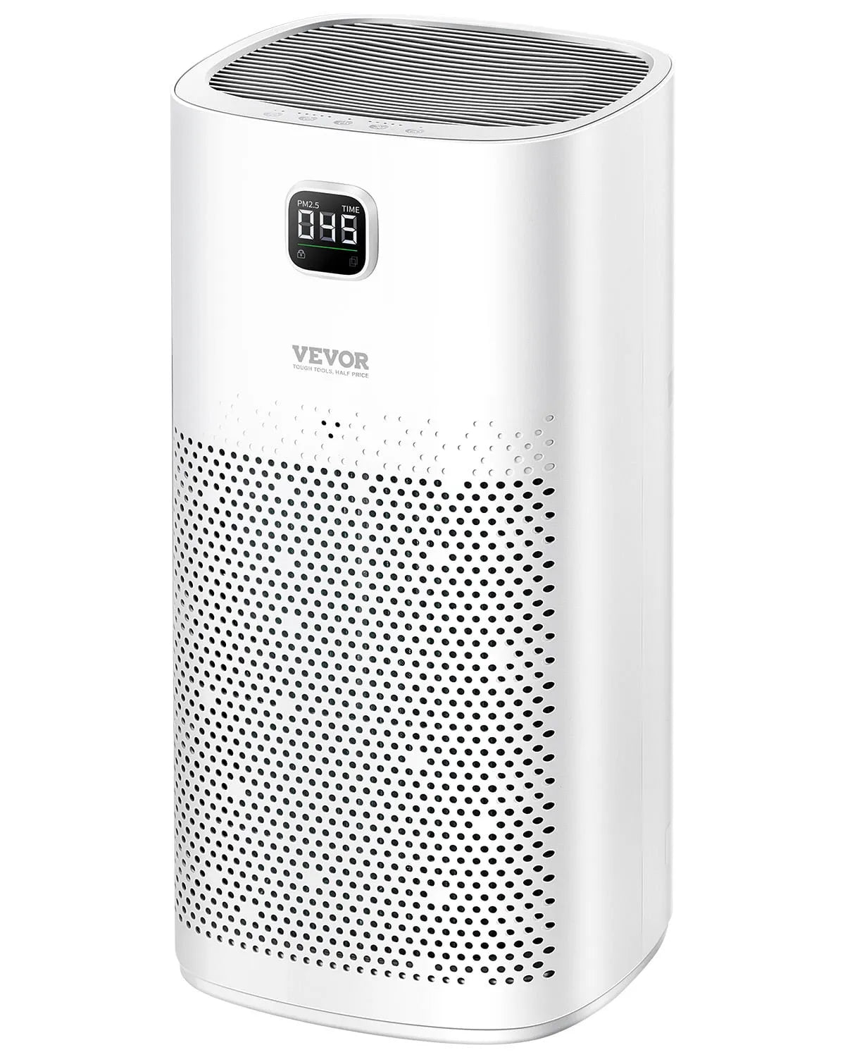 Purificateur d'air VEVOR, Couche HEPA H13, Intelligent 2018 Pi2/h, Contrôle de Vitesse et Verrou pour Enfant, Efficace avec Panneau Tactile Pratique