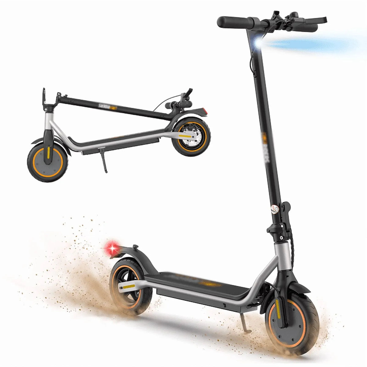 Trottinette électrique, Contrôle par Application, Écran LED, Trottinette Électrique Pliable de 21 Miles pour les Déplacements pour Adultes