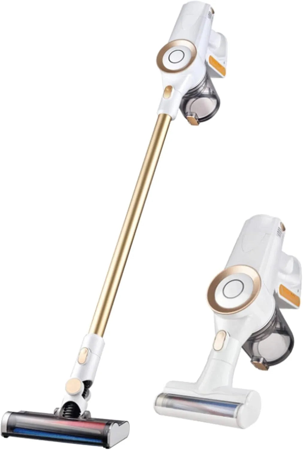 Aspirateur-balai, 2 en 1, Batterie Rechargeable jusqu'à 35 Min de Temps de Travail pour Tapis Plancher Dur Poils d'Animaux Poussière