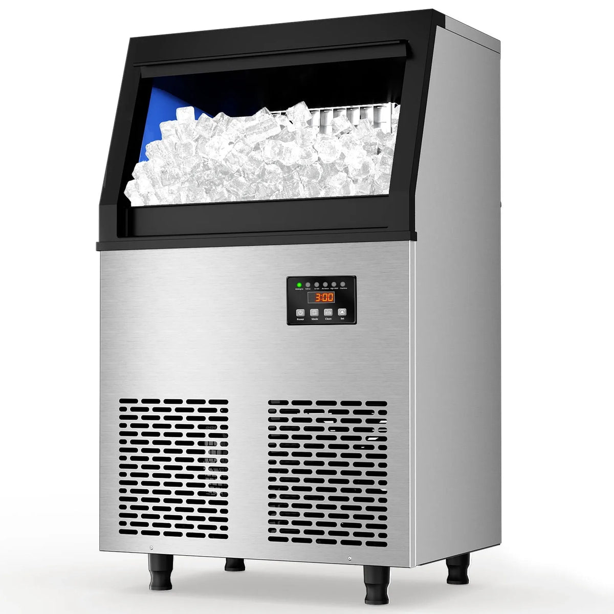 Machine à Glaçons sous Comptoir 150 Lb/24 H, Bac de 35 Lb, Machine à Glaçons Commerciale