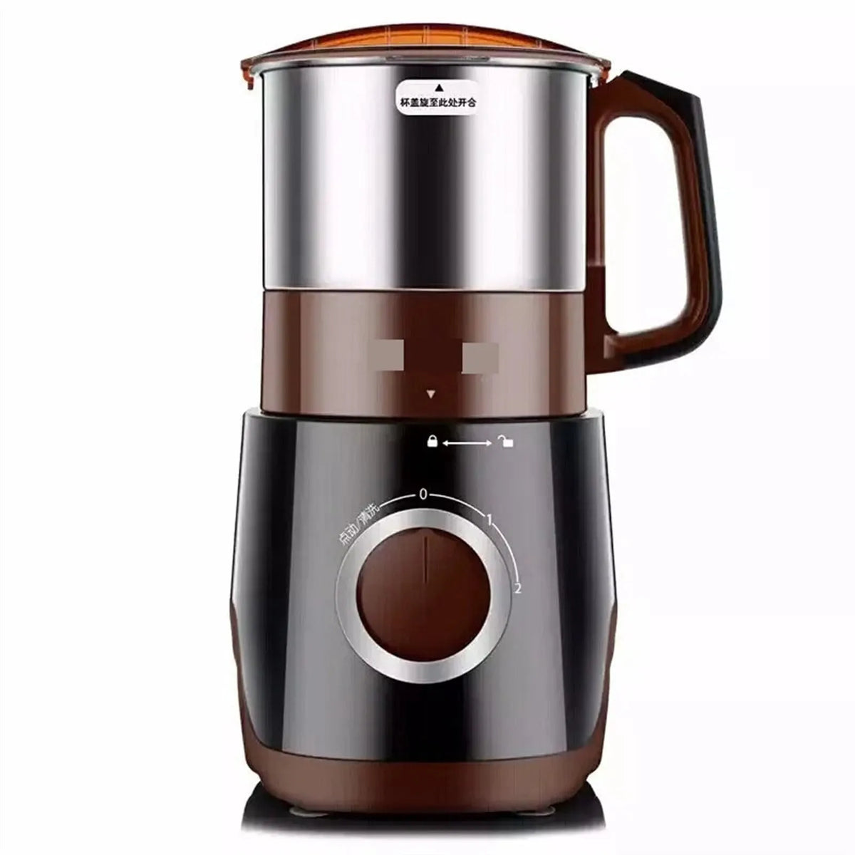 Robuste et Durable, Broyeur Électrique Grains Café Broyage Mouture Machine 500 W acier inoxydable Vitesse Réglable pour la Maison