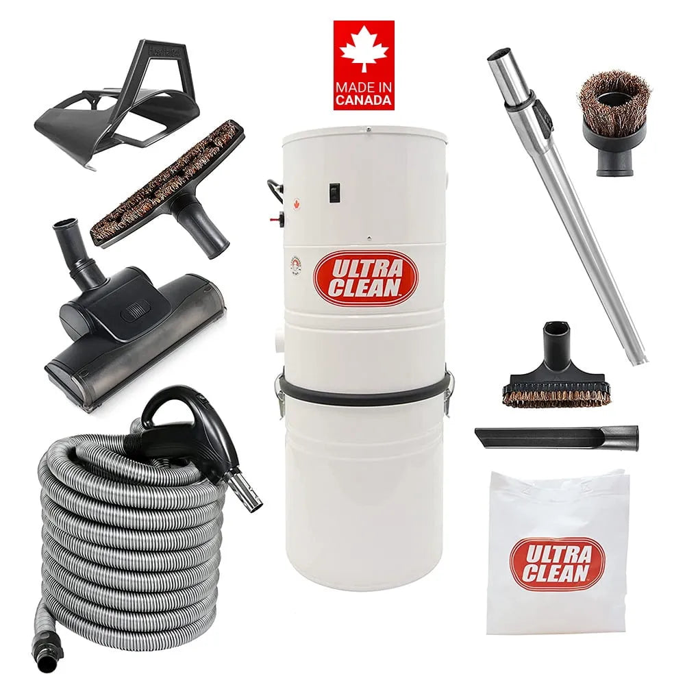 Aspirateur SC100, Tapis de Zone et Moquettes Berbères 30 Pi, Buse Turbo à Air, Tuyau et Accessoires, Noir, Idéal pour Planchers de Bois Franc