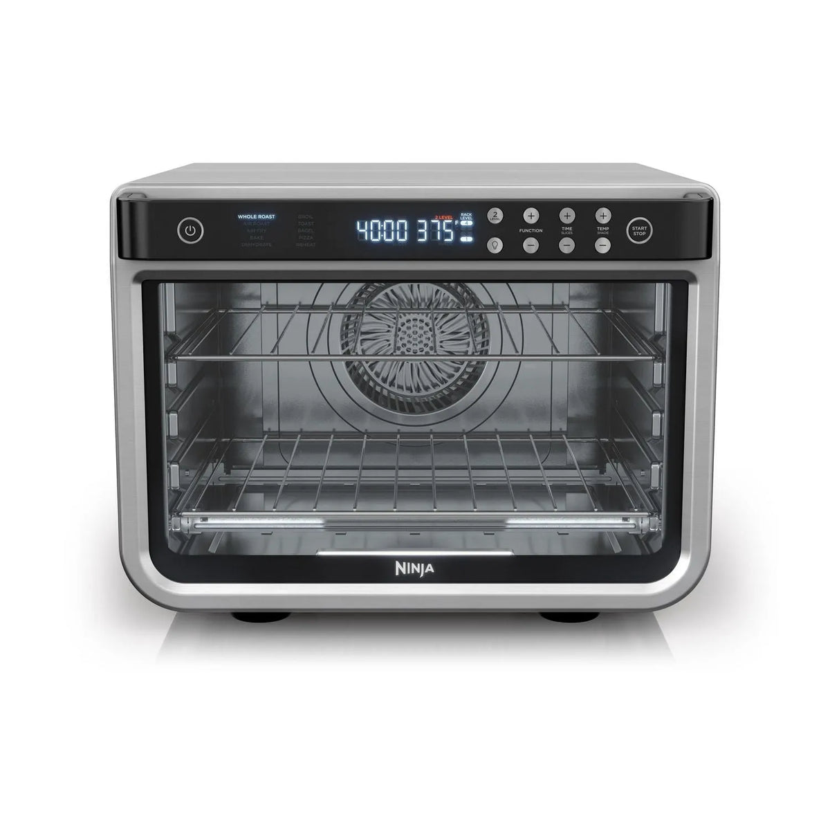 Four grille-pain Ninja, 1800W, Four DT201C, à convection Pro XL Foodi 10 en 1,1800 W, Inoxydable, comptoir de très grande capacité, DT201C, numérique