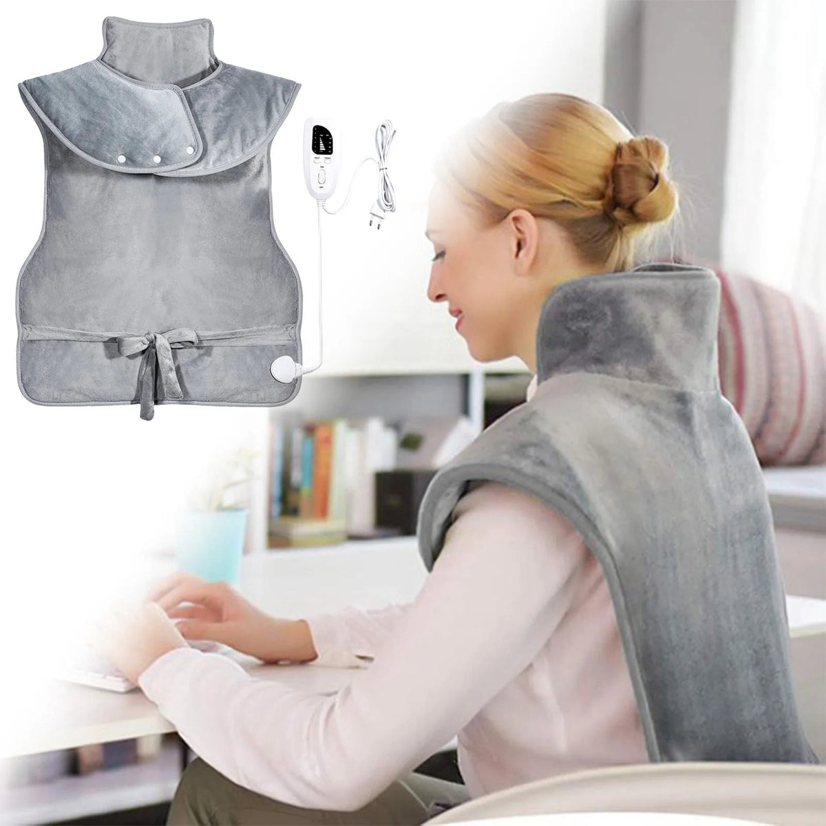 Couverture chauffante, couverture électrique, Douce pour Usage Domestique Chocolat