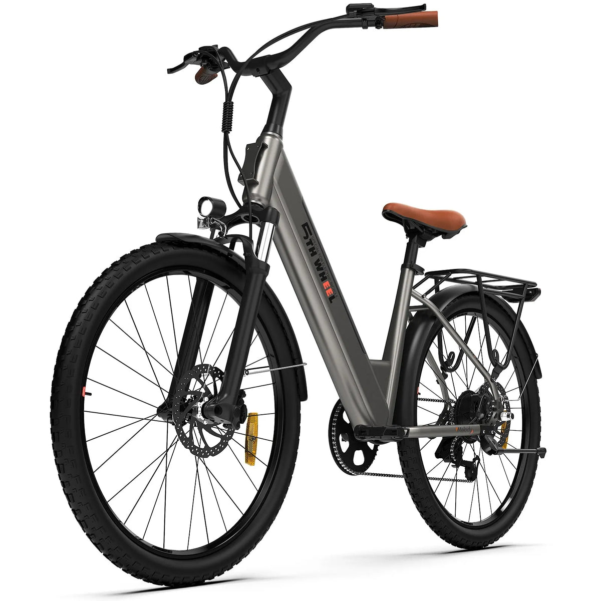 Vélo électrique, 5TH W18B pour Adulte avec Moteur 350W, Vélo Électrique 26 Pouces avec Batterie Amovible 36V 10.4Ah Vélo Électrique, UL2849