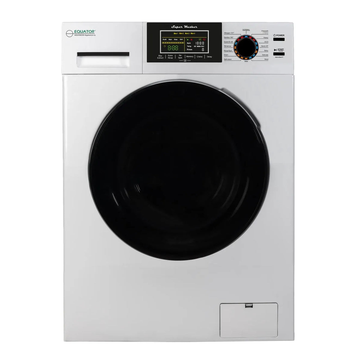 Lave-linge, Equator Blanche Super 18 Lb, Assainissement Allergènes et Hivernisation