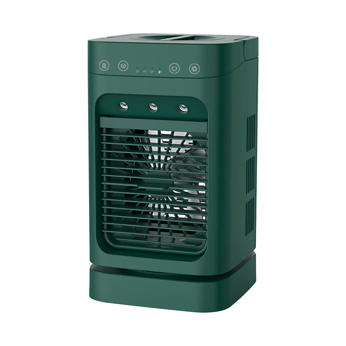 Humidificateur, 7.0x7.0x12.1 po 5.18Lb, à Pulvérisation 4 Vitesses Minuterie et Fonction de Tête Oscillante pour Maison