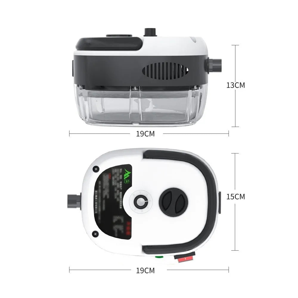 Machine de Nettoyage à Vapeur Pressurisée à Haute Température, Nettoyeur à Vapeur Portatif à Main 2500 W, Têtes de Brosse et Gants pour Cuisine