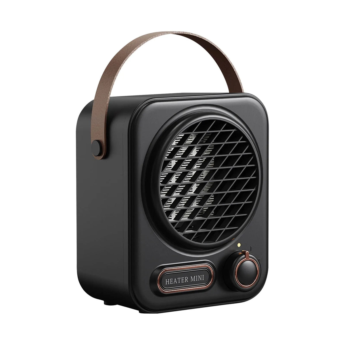 Bureau, Ventilateur Chauffant Noir, Petit Radiateur Domestique pour, Mini de Bureau, Chauffage Rapide, Couleur Noire, Salon, Chambre