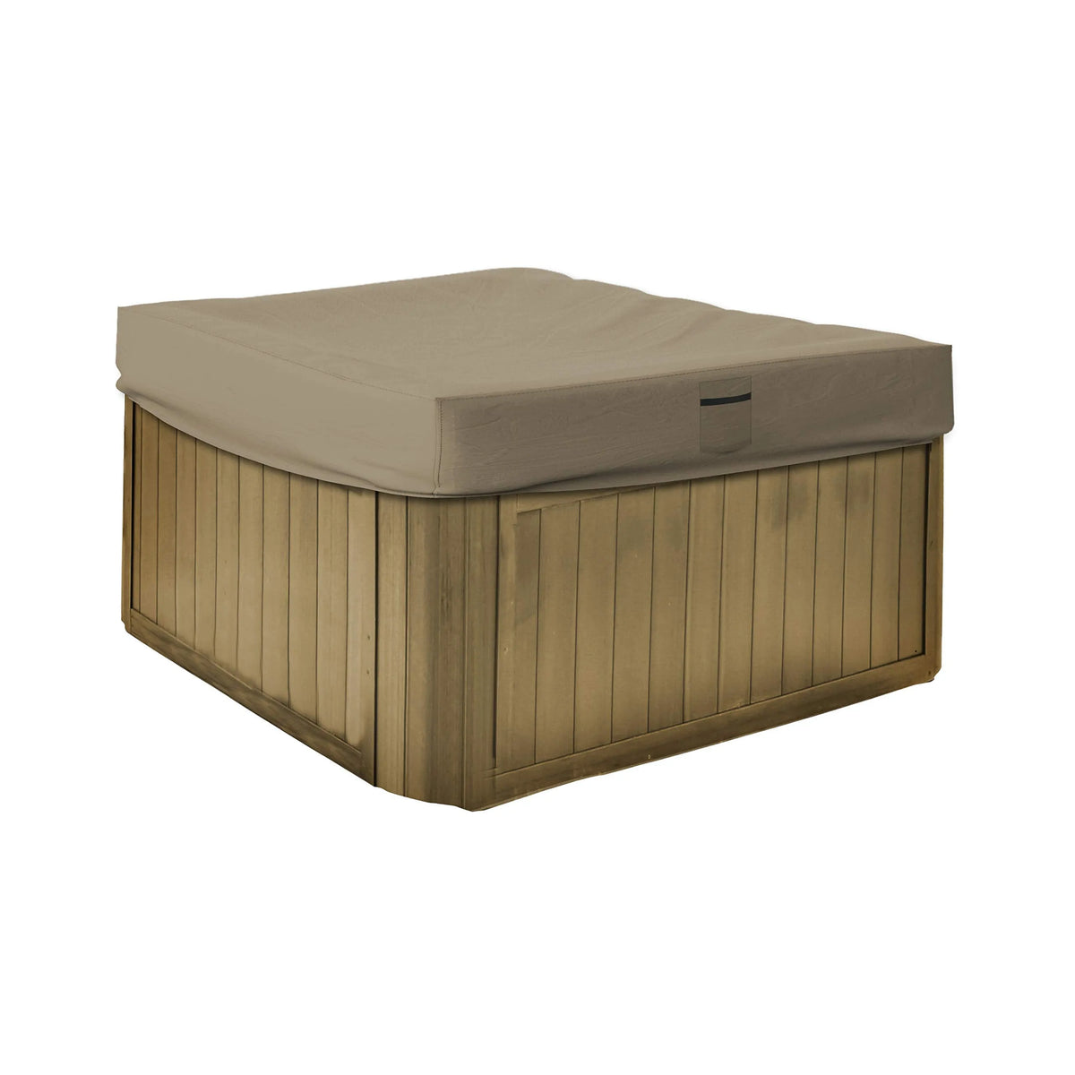 Spa, & Couverture de /spa 12 Oz Imperméable, Élastique pour un Ajustement 14 pouces H x 90 pouces L x 90 pouces P, Beige