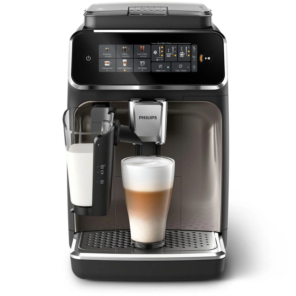 Machine à espresso, Philips, entièrement automatique avec mousseur à lait LatteGo