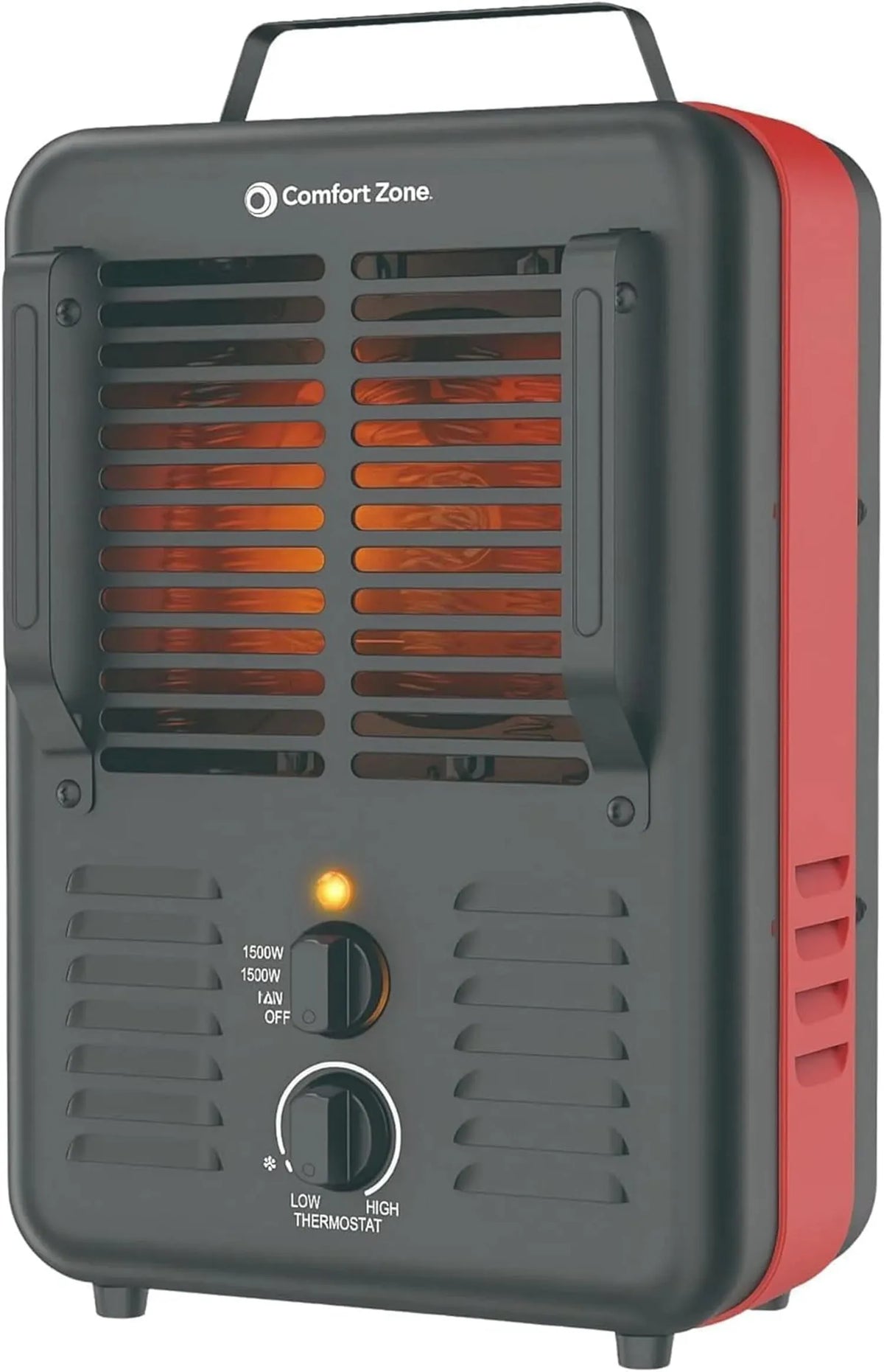 Ventilateur, Chauffage d'Atelier et de Garage Portable, Chauffage Utilitaire Électrique Style Maison de Lait 1500 W, Thermostat