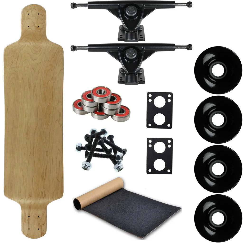 Longboard Complet 10 pouces x 39,8 pouces Abaissé Naturel