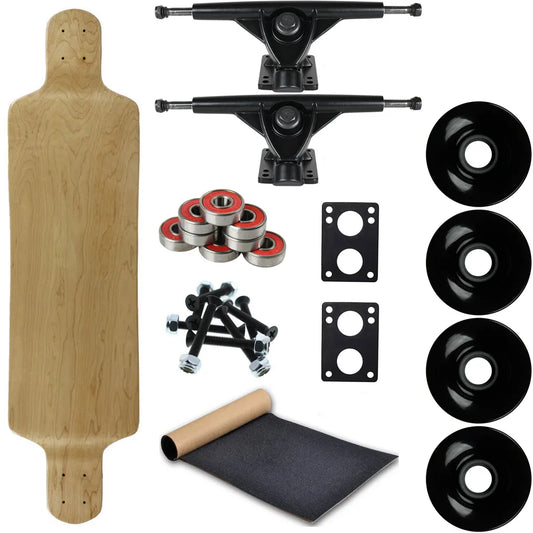 Longboard Complet 10 pouces x 39,8 pouces Abaissé Naturel
