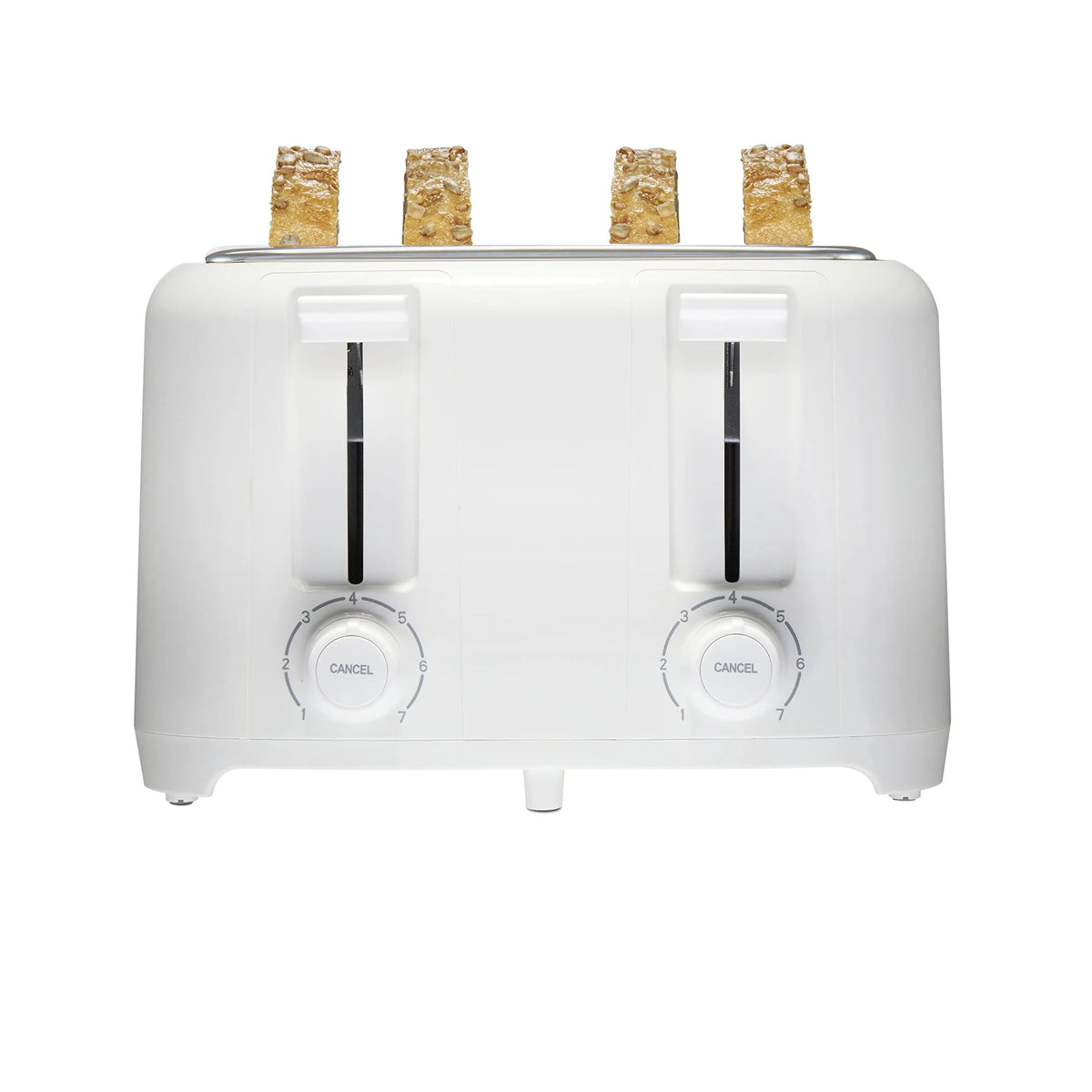 Grille-pain Proctor Silex, 7 Niveaux de Brunissage, 4 Tranches, Murs au Toucher Froid, Amplification du Pain Grillé, Arrêt Automatique et Annulation