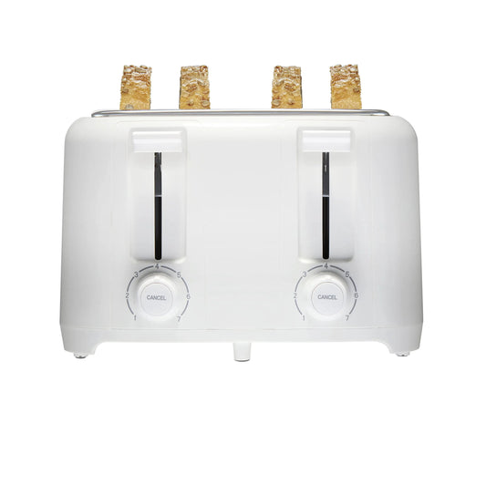 Grille-pain Proctor Silex, 7 Niveaux de Brunissage, 4 Tranches, Murs au Toucher Froid, Amplification du Pain Grillé, Arrêt Automatique et Annulation