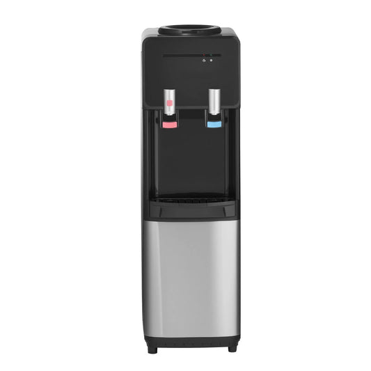 Distributeur d'Eau Chaude et Froide pour Bouteilles de 3 Ou 5 Gallons, acier, Distributeur de Refroidisseur d'Eau à Chargement par le Haut
