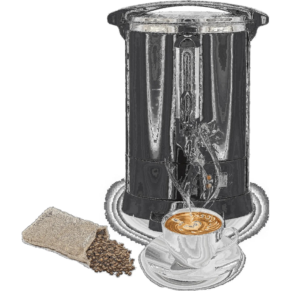 Machine à café, Distributeur de Café chaud Grande Capacité