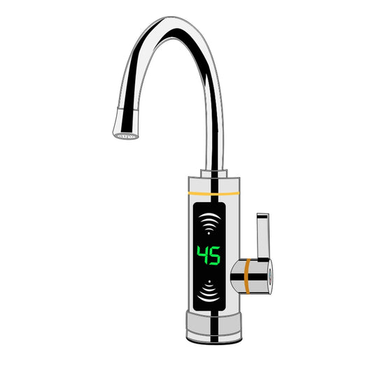 Chauffe-eau instantané sans réservoir, Électrique Salle de Bain Cuisine Robinet Chauffe-Eau Rapide, Conçu pour Durer