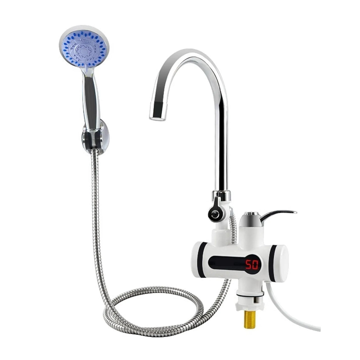 Chauffe-eau instantané sans réservoir, Robinet de 3000 W, Douche e Électrique, Qualité Saine