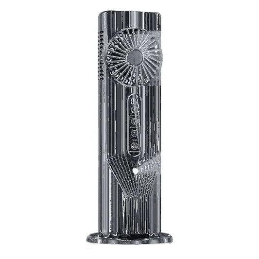 Ventilateur, Bureau Personnel à Air Évaporatif et Brumisation, Ventilateur Tour USB Super Silencieux avec Minuterie Automatique de 1 à 6 Heures, 1 Pce