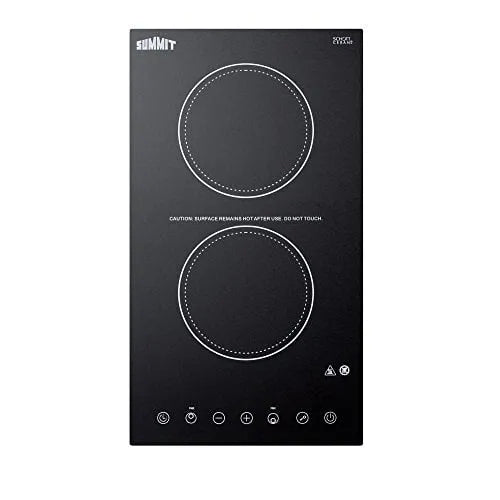 Table Summit Appliance, 12 Pouces, 115V, CR2B15T1B, 9 Niveaux de Puissance, Commandes Tactiles Numériques, Conçu pour une Installation Intégrée