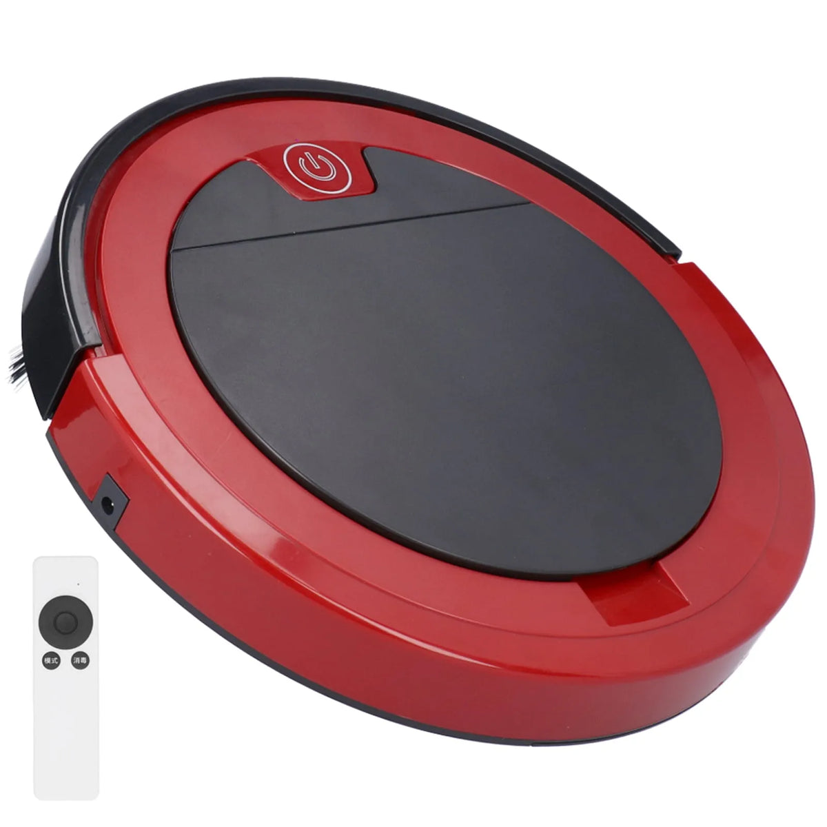 Aspirateur, Rouge, Robot de Balayage, pour Tapis Usage Domestique Poils Durs Plancher