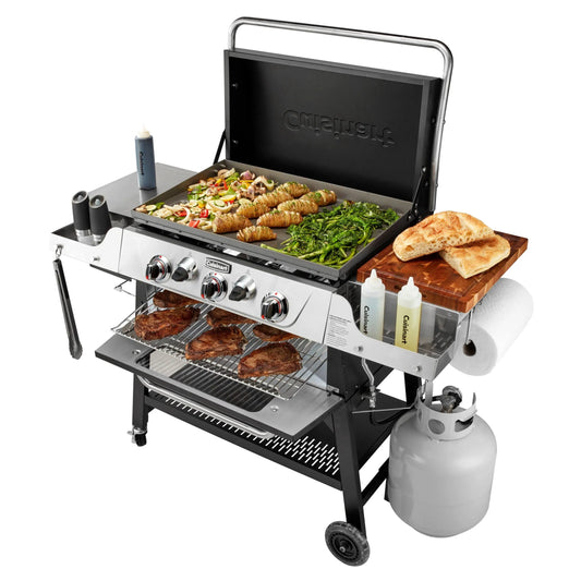Cuisinart 2-In-1 Griddle & Broiler, 28' Outdoor Griddler