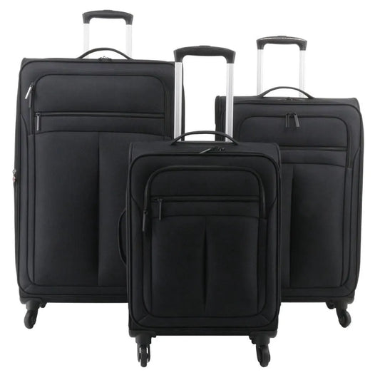 Ensemble de 3 valises souples Spinner