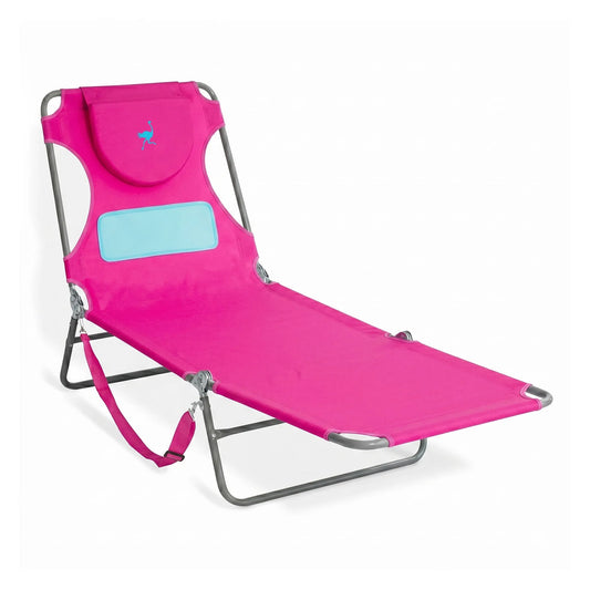 Chaise longue, Piscine hors terre, la de Confort pour Femmes, Rose, Bronzage Pliable pour Plage et, Chaise de Bronzage Pliable pour Plage et Piscine