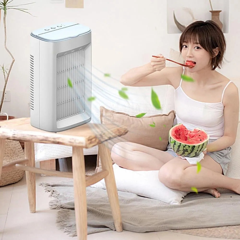 Climatiseur, Refroidissement Refroidisseur d'Air Refroidisseur Évaporatif pour Chambre Pièce Refroidisseur d'Air pour Pièce