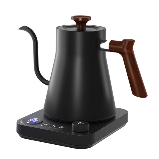 Bouilloire électrique, Électrique à Col de Cygne Kettle 1200 W Puissante et Rapide en acier inoxydable, 9 L, Café Filtre et Thé Kettle
