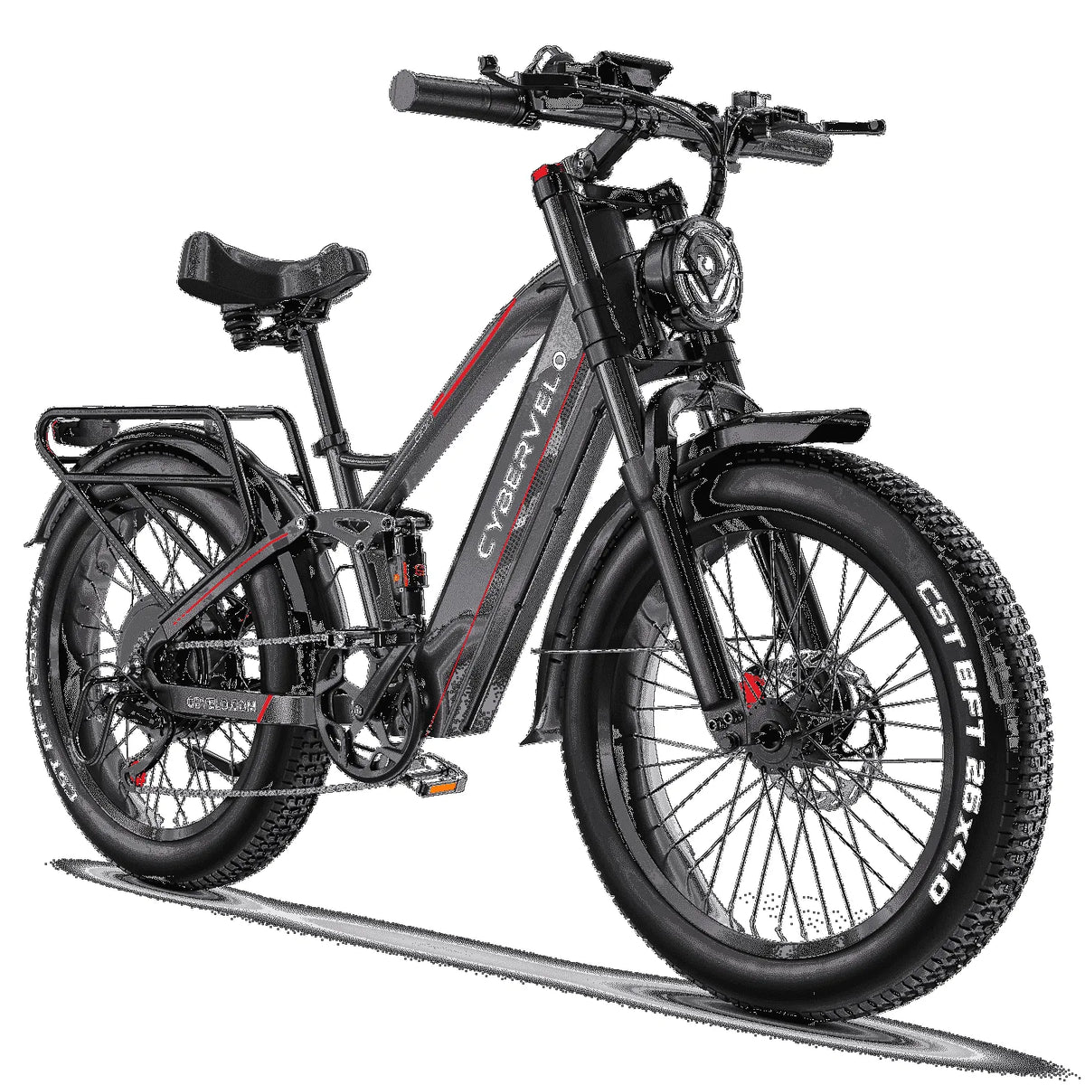 Vélo électrique, 26' pour Adulte, 5000W de Crête, jusqu'à 150 Miles Batterie 52V 40Ah Vélo Électrique, Vélo Électrique de Montagne, 7 Vitesses