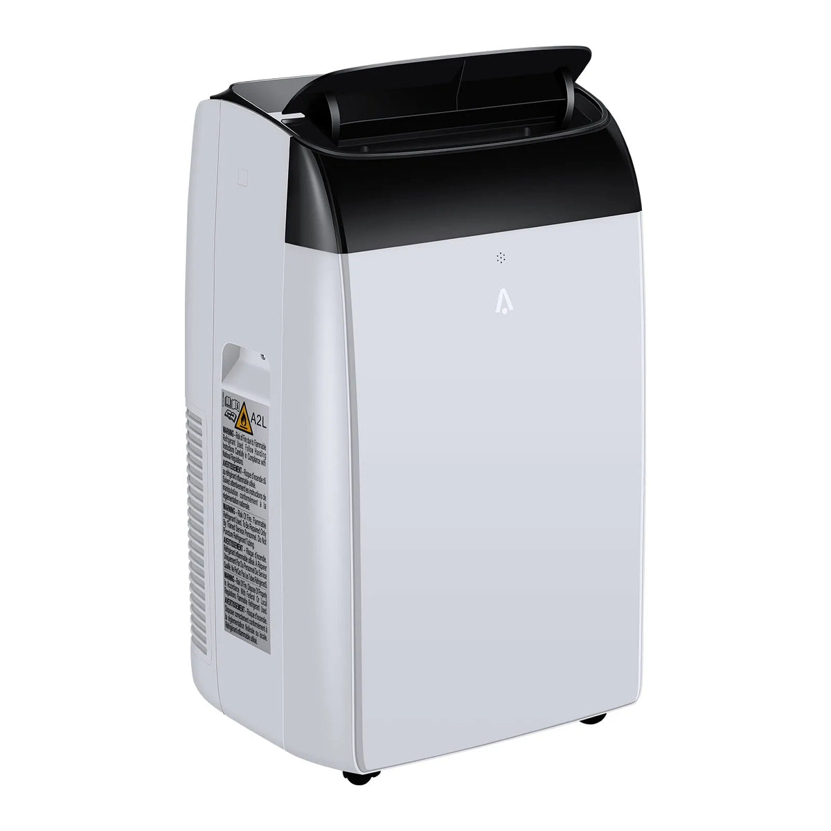 Climatiseur portable, 12 000 BTU Unités de 3-en-1, Minuterie 24 H, Refroidissement jusqu'à 550 Pi2, Écran LCD, Blanc, Télétélécommande