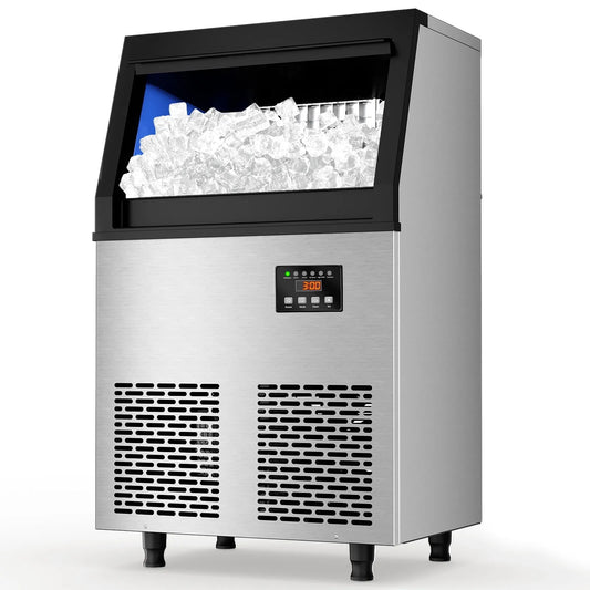 Machine à Glaçons sous Comptoir 150 Lb/24 H, Bac de 35 Lb, Machine à Glaçons Commerciale