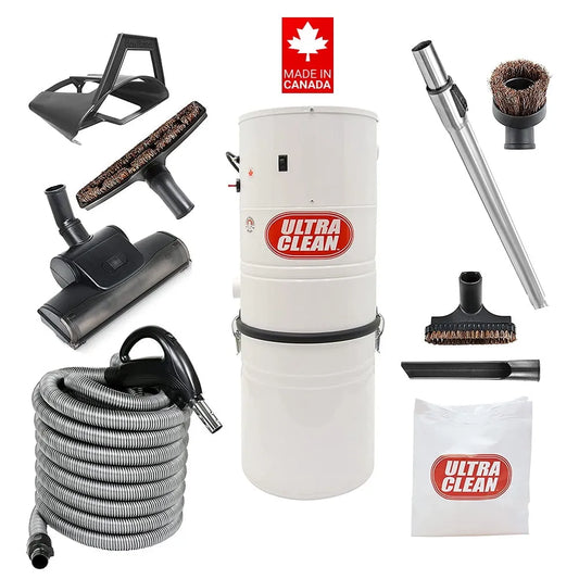 Aspirateur SC100, Tapis de Zone et Moquettes Berbères 30 Pi, Buse Turbo à Air, Tuyau et Accessoires, Noir, Idéal pour Planchers de Bois Franc