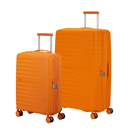 Orange, Ensemble de 2 valises à roulettes FastForward