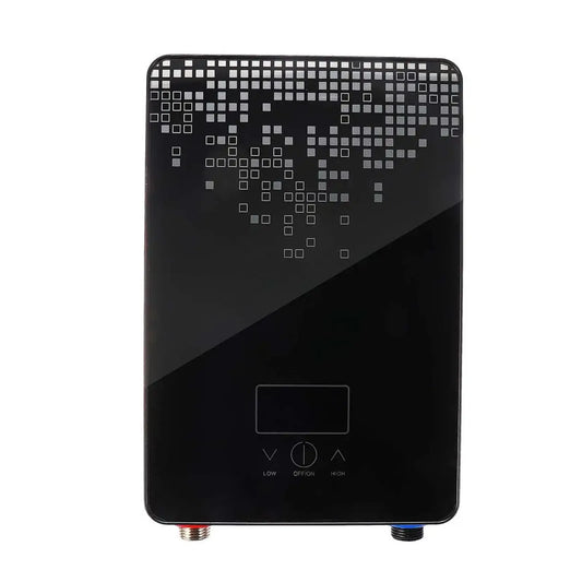 Chauffe-eau instantané sans réservoir, 6500 W Thermostat Chauffage à Induction Tactile Intelligent Chauffages Électriques Douche Automatique
