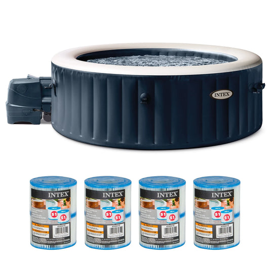 Spa gonflable Intex, à Jets avec 12 Cartouches de Filtre