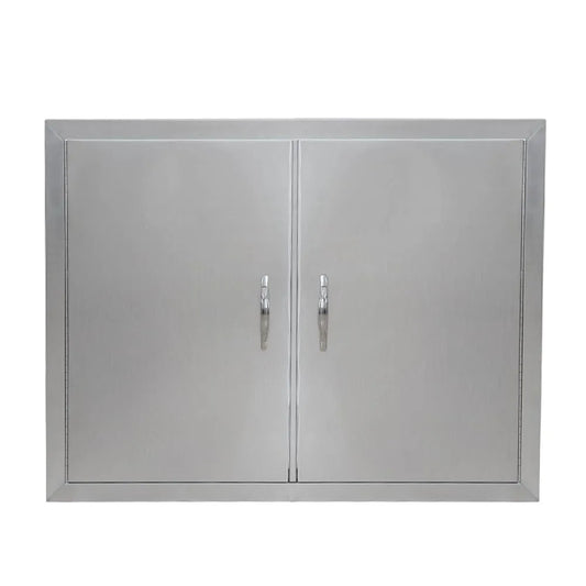 Idéale pour Îlots de BBQ, Foyers et Installations Intérieures/extérieures, Porte de Cuisine Extérieure en acier inoxydable de Performance