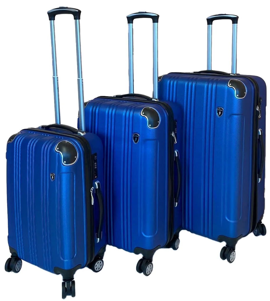 Sac de Bagage Extensible, Canada Ensemble de Valises Rigides à Roulettes 3 Pcs, Grandes, Serrure TSA, Ensemble de Grandes Valises Légères
