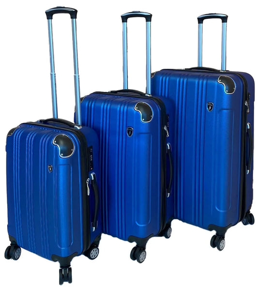 Sac de Bagage Extensible, Canada Ensemble de Valises Rigides à Roulettes 3 Pcs, Grandes, Serrure TSA, Ensemble de Grandes Valises Légères