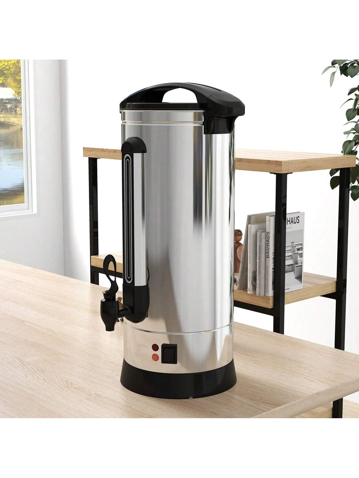 Machine à café, L/16, 10 L, Grande Urne à Café en acier inoxydable pour Infusion Rapide, Commerciale de 60 Tasses/100 Tasses
