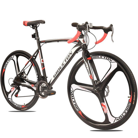 Vélo de Route pour Hommes, Cadre de 54 cm, Vélo 700C pour Hommes à 21 Vitesses, Freins à Disque Doubles, Vélo de Route